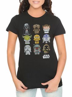 Chibi Characters Star Wars T-shirt til kvinder