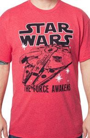 Star Wars Falcon T-shirt til mænd