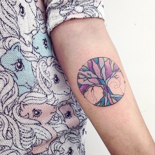 Enkle designer himmelske tatoveringer