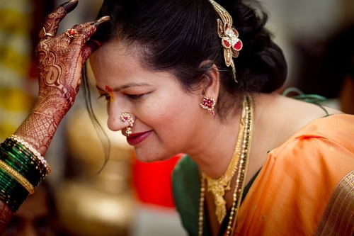 maharashtrian menyasszonyi frizura8