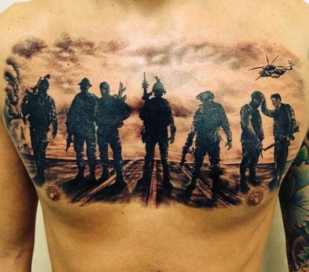 Militære tatoveringsdesigner og betydninger 5