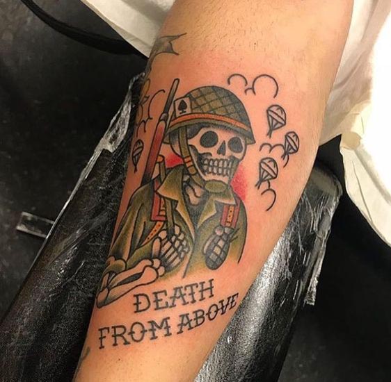 Militære tatoveringsdesigner og betydninger 8