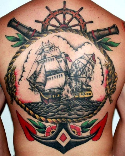 Beskrivende Royal Navy Tattoos Design