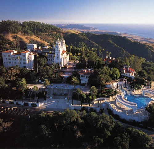 Hearst Castle på San Simeon bryllupsrejse steder i Californien