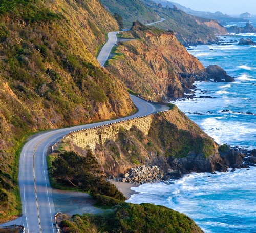 Pacific Coast Highway bryllupsrejse steder i Californien