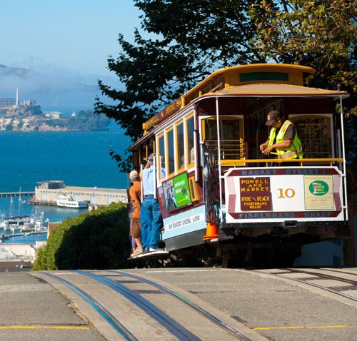 svævebane, San Francisco bryllupsrejse steder i Californien