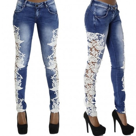 Eye -udvidede hiphop -jeans til piger