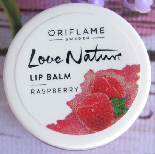 Love Nature Lip Balm Hindbær