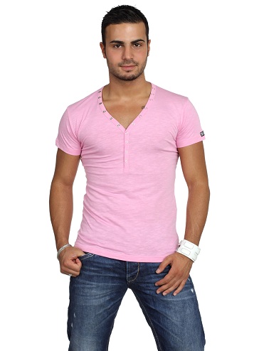 Rózsaszín póló káprázatos vizuálissal