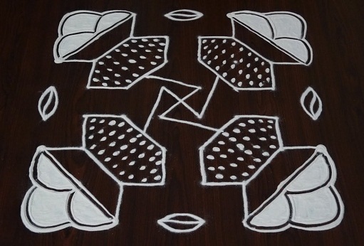 Pot Rangoli Designs