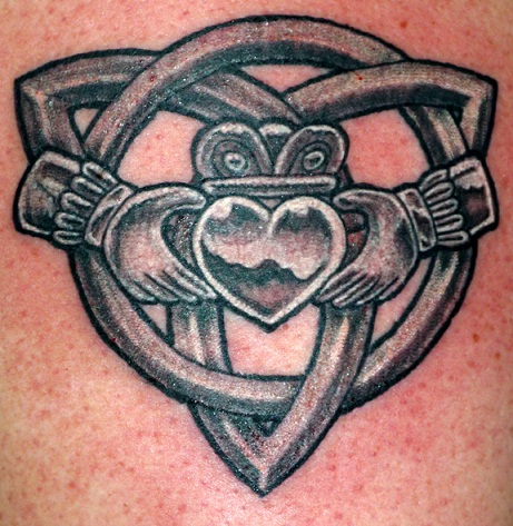 Celtic Claddagh tatoveringsdesign