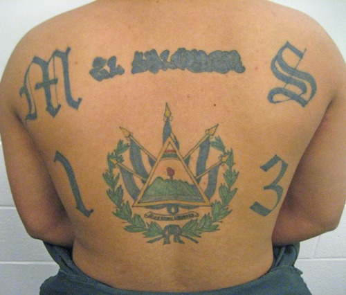 Sports Flag Prison Tattoo Design