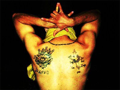 Latin király börtön tetoválás tervezés