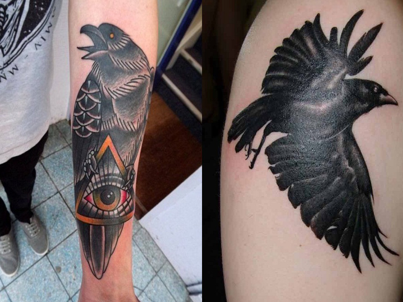 Raven Tattoo Designs