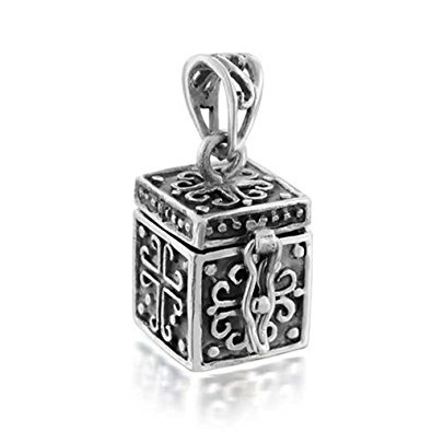 Treasure Box Cross Locket