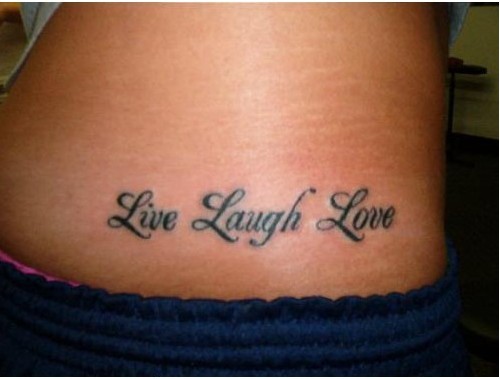 Lev grin kærlighed shamrock tatovering