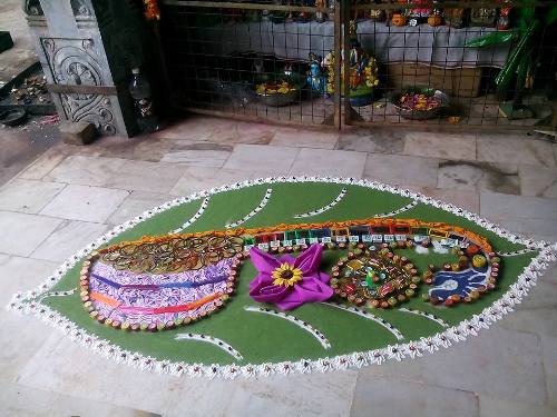Særlige Rangoli designs Bangle Rangoli