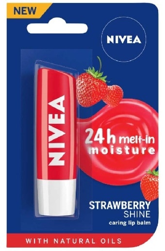 Nivea Strawberry Shine Lip Balm