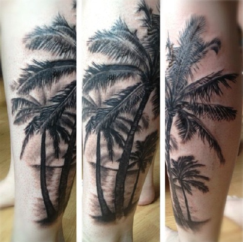 pálmafa tetoválás