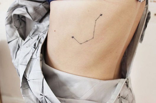Tetováló kozmosz és csillagkép