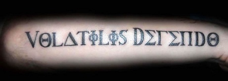 Antikke latinske tatoveringsdesigner