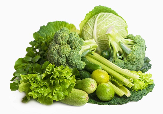 grønne bladgrøntsager