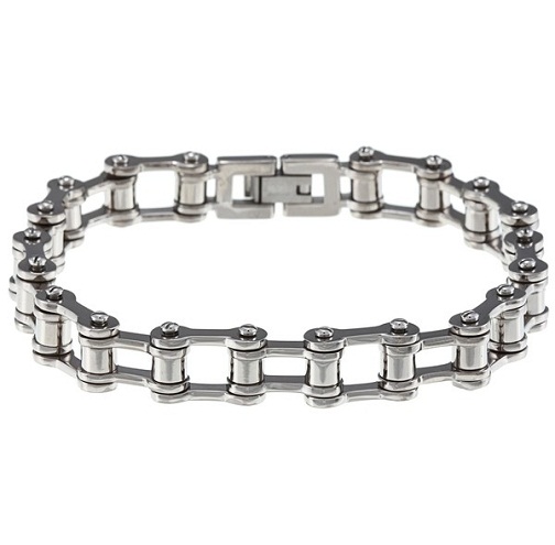 Titanium kædeled armbånd til mænd