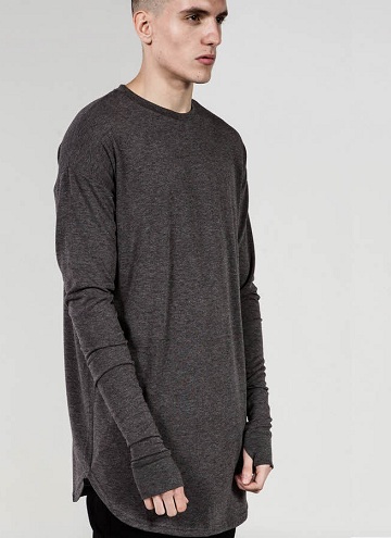 Overdimensionerede lange T-shirts