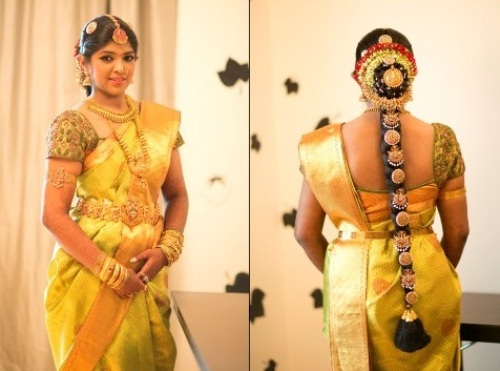 A dél -indiai selyem blúz Saree Designs