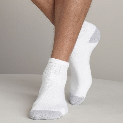 Fehér boka zokni