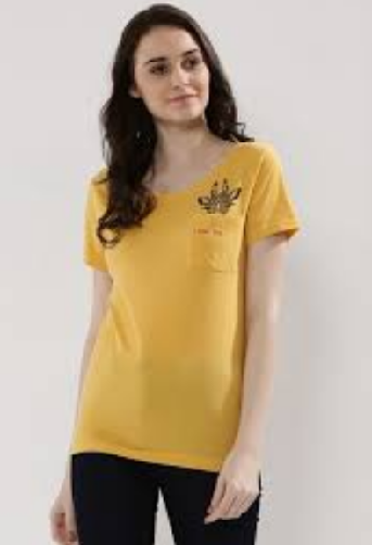 Sárga Gyönyörű pólók lányoknak