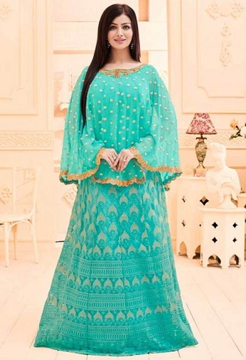 Net broderet Salwar Kameez