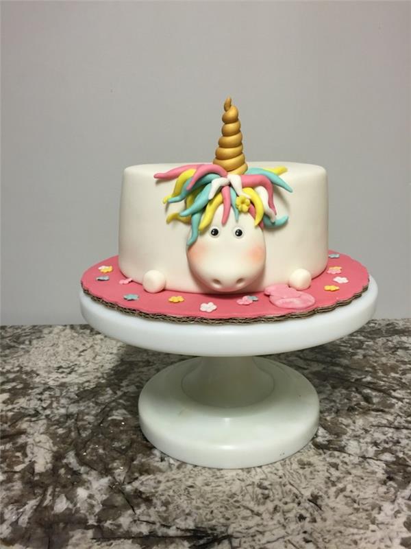 kakku lasten syntymäpäiväideoita yksisarvinen