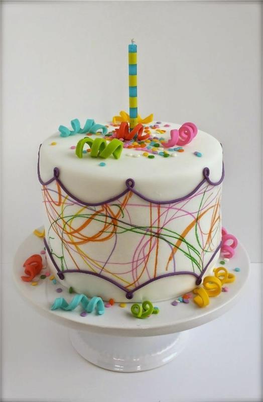 koristele kakkuja fondantilla