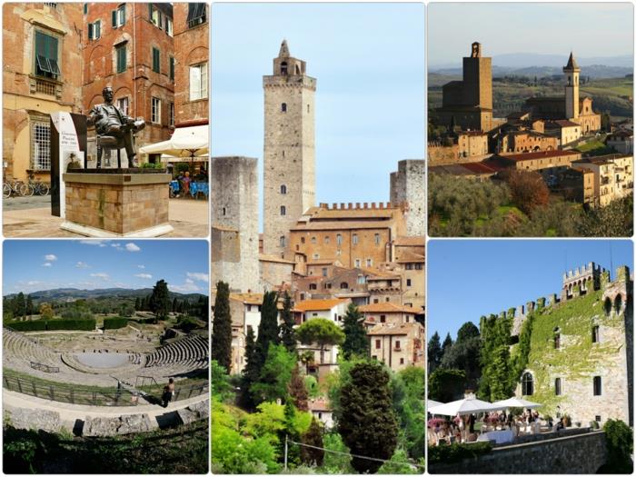 Toscanan lomat meren rannalla ja muissa Italian kaupungeissa