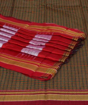 Handloom Cotton Ilkal Sari