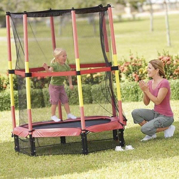 trampoliini vertailu puutarha trampoliini perusta tavarat testi tehdä lapsiturvallinen