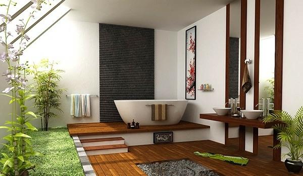 unelma kylpyhuone teak ja bambu