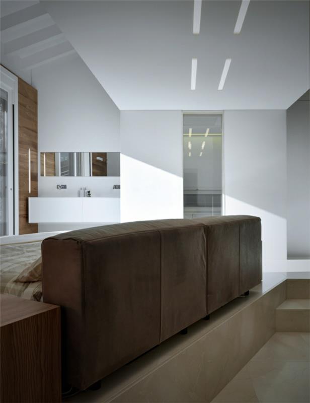 unelma talo minimalistinen moderni avoin suunnitelma mukava sohva