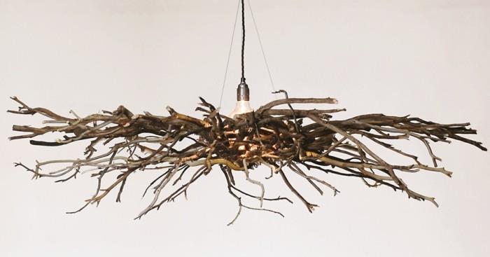 driftwood lamppu diy ideoita linnunpesä