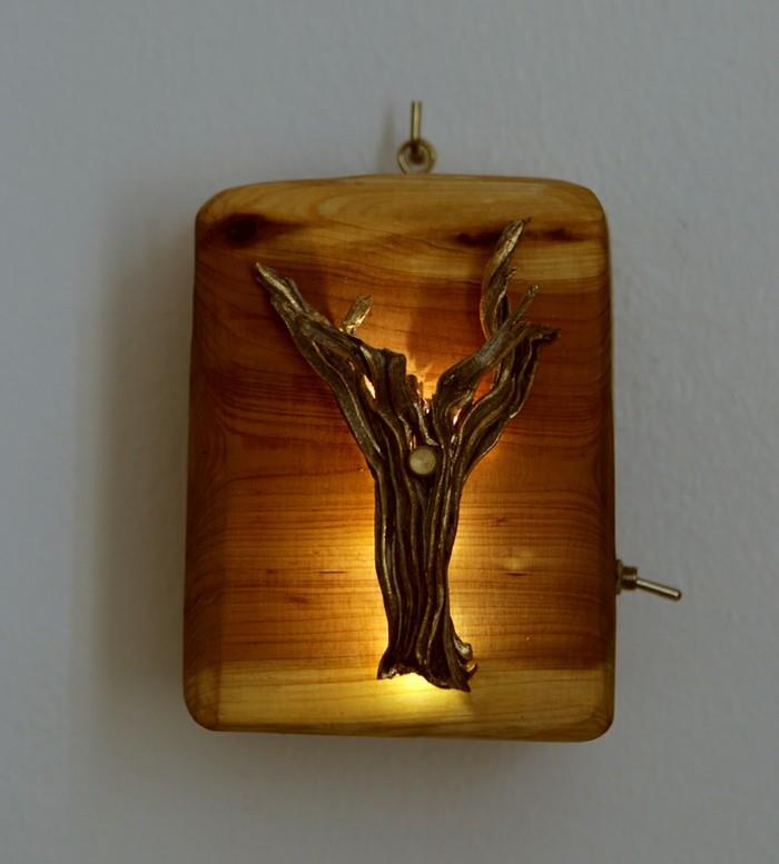 driftwood -lamppu diy ideoita seinävalaistus