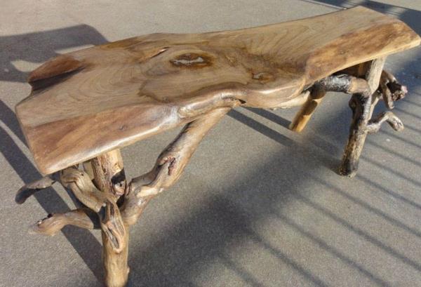 driftwood oksat pöytä sohvapöytä rakentaa ruokapöytä