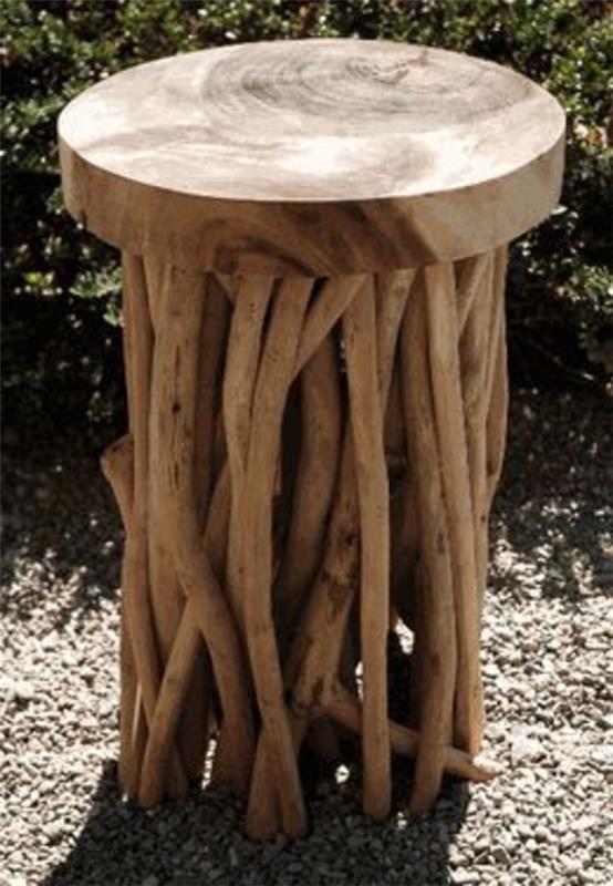 driftwood pöytäpöytä sohvapöytä rakentaa pyöreä