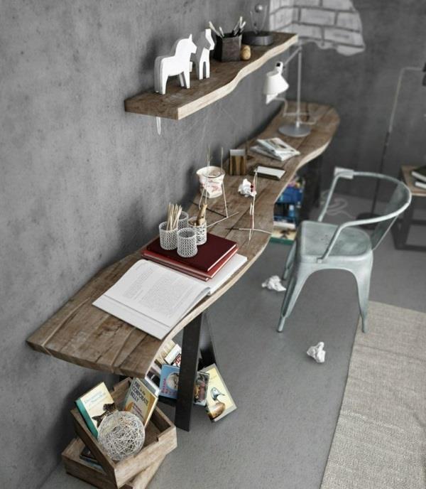 driftwood -pöytä sohvapöytä rakentaa seinähyllyt