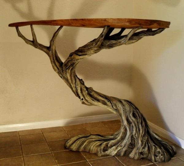 driftwood -pöytä olohuoneen pöytä rakentaa itsesi tuulta