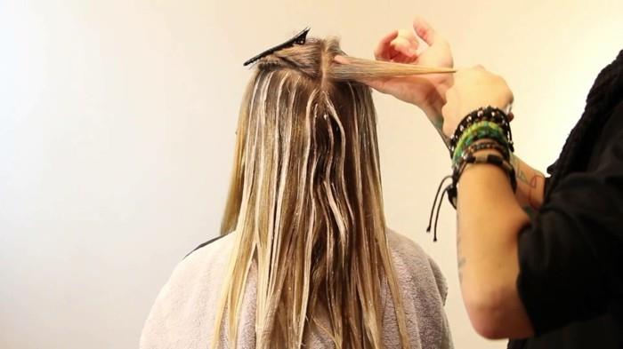 trendi kampaus naiset 2017 balayage tekniikka väri