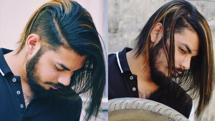 trendi kampaus kesä 2018 miesten pitkät hiukset