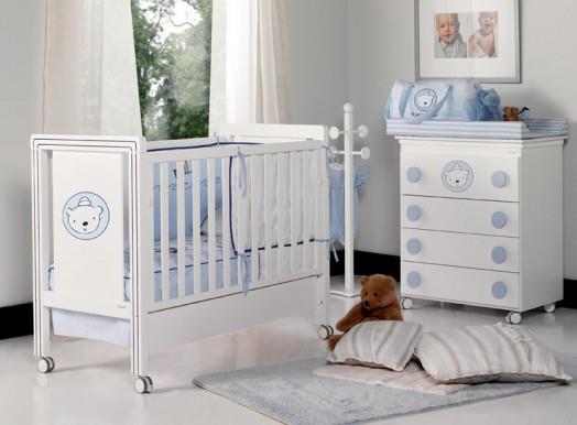 Trendikkäät lastenhuonekalut vauvoille pastellivärinen vauvan sänky