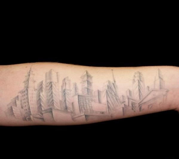 luonnos tatuointi kyynärvarren kuvia