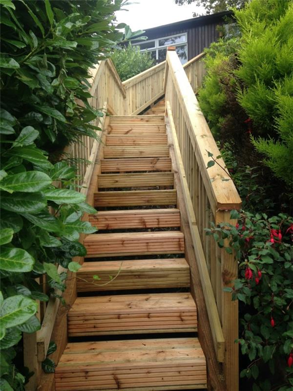 portaiden suunnittelu puutarhakasvien ulkoideoita